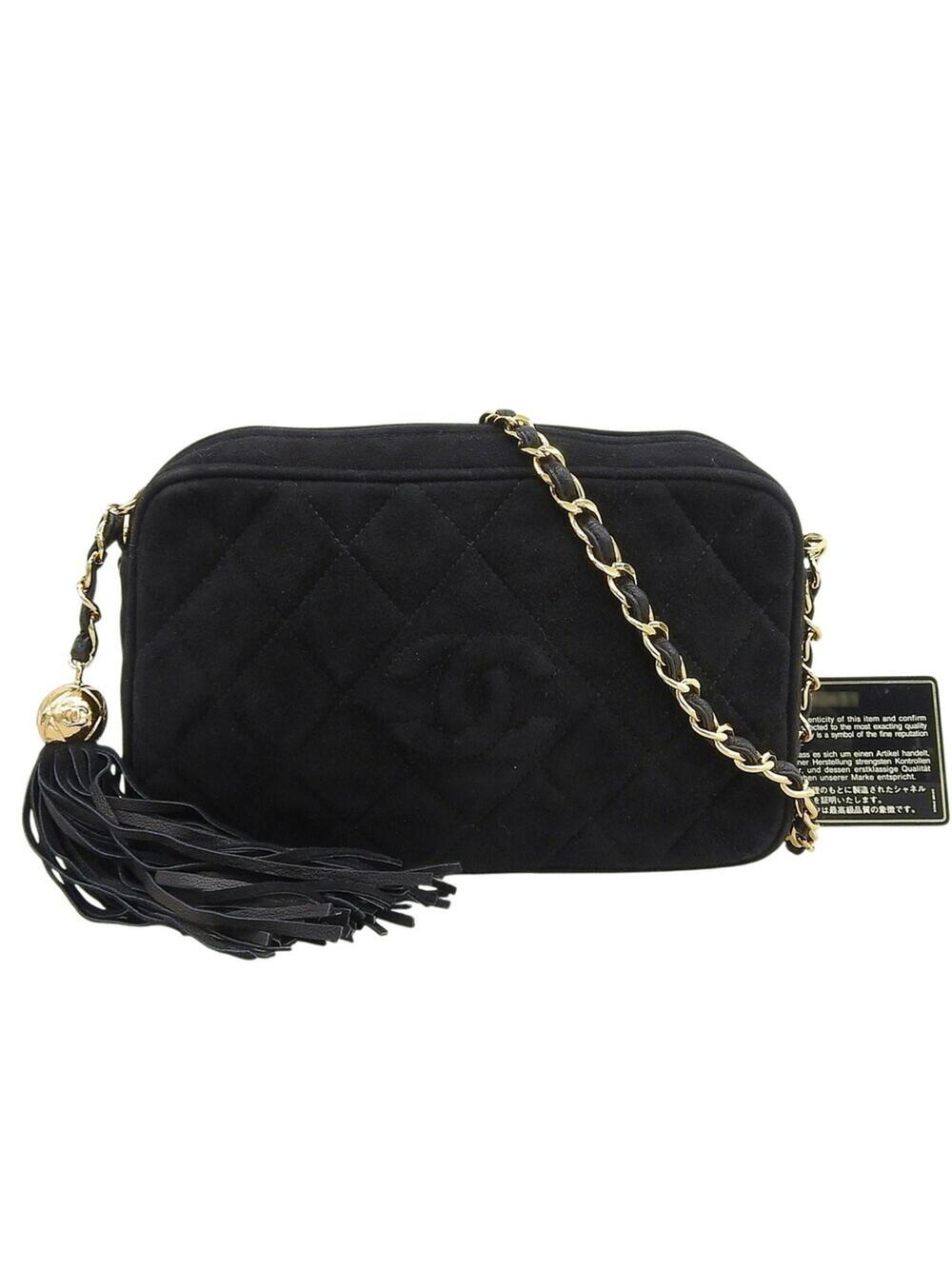 Chanel Vintage Diamond Cc Camera Bag #318465C19B